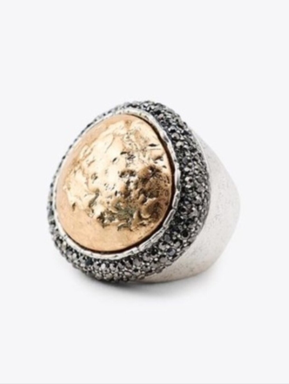 ZARA Glitter Texture Maxi Ring